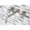 Kingston Brass KS6028BX Wall Mount Tub Faucet, Brushed Nickel KS6028BX - alternate 3